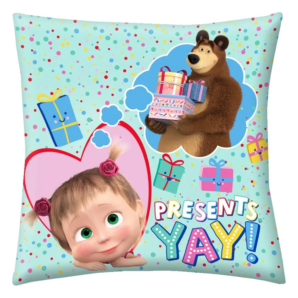 Masha and the Bear Cushion – Presents Yay 40 x 40 cm