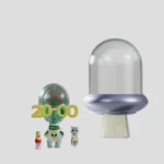 Abducted Mini Figures – Series 1 Blind Box Display of 9 9 cm 6