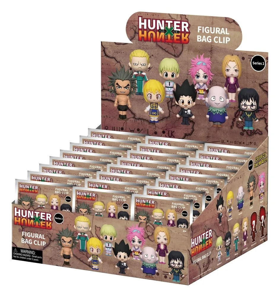 Hunter x Hunter Bag Clips – Series 2 Display of 24