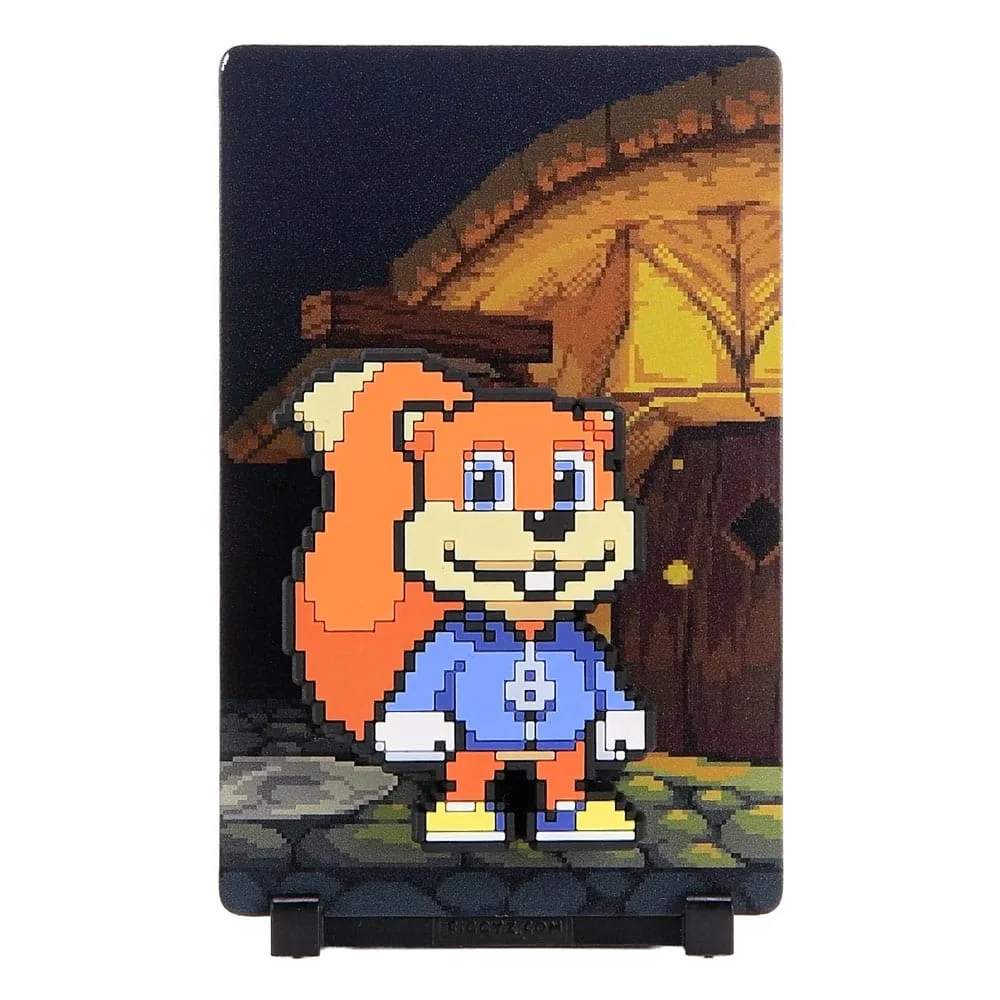 Conker's Bad Fur Day Magnet – FiGGYZ Pixel Art 11 cm