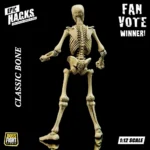 Epic H.A.C.K.S. Action Figure – Skeleton Blank Classic Bone 1/12 6