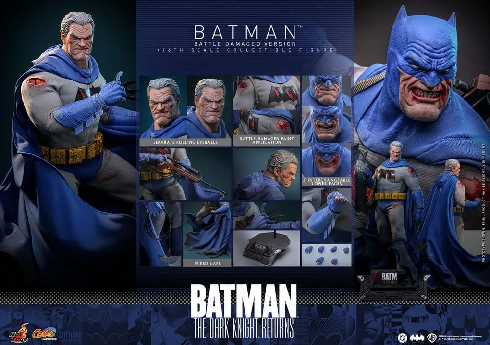Batman Action Figure – Dark Knight Returns Battle Damaged 32 cm 25