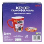 KPop Demon Hunters Mug – HUNTR/X Ramen with Lid 350 ml 2