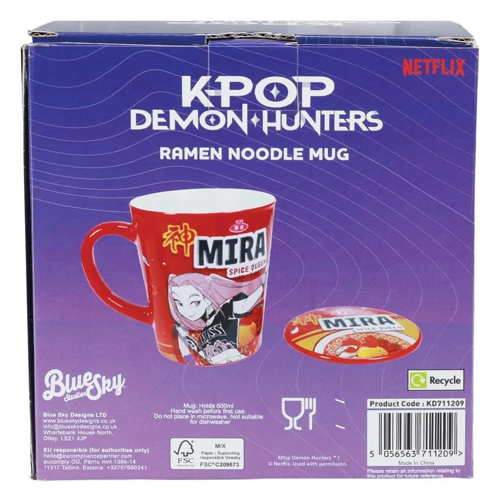 KPop Demon Hunters Mug – HUNTR/X Ramen with Lid 350 ml 2