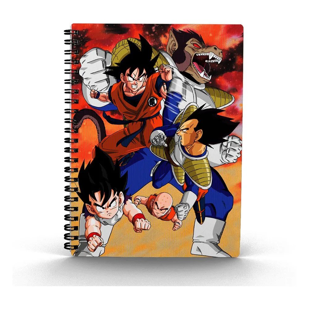 Dragon Ball Z Notebook – Goku vs Vegeta 3D Effect A5