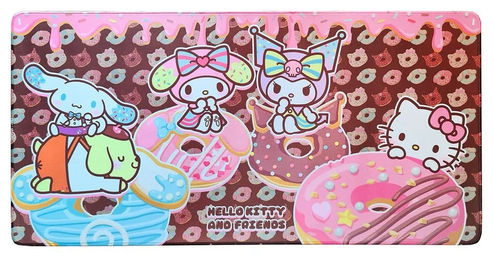 Sanrio XXL Mousepad – Hello Kitty and Friends Donuts 80 x 40 cm