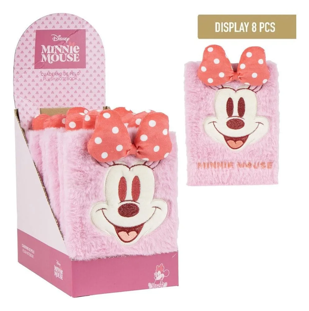 Disney Notitieboeken – Minnie Mouse Pluche Display 8 stuks 2