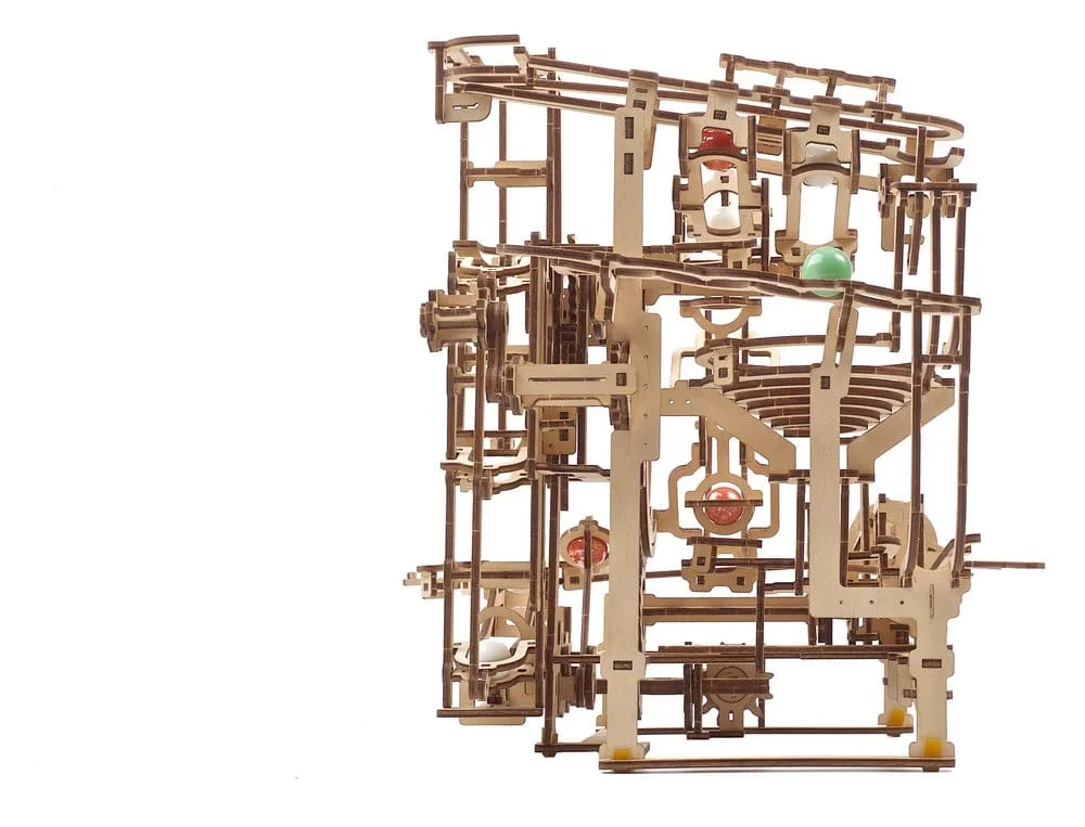 Ugears Wooden Model Kit – Marble Run Stepped Hoist 7