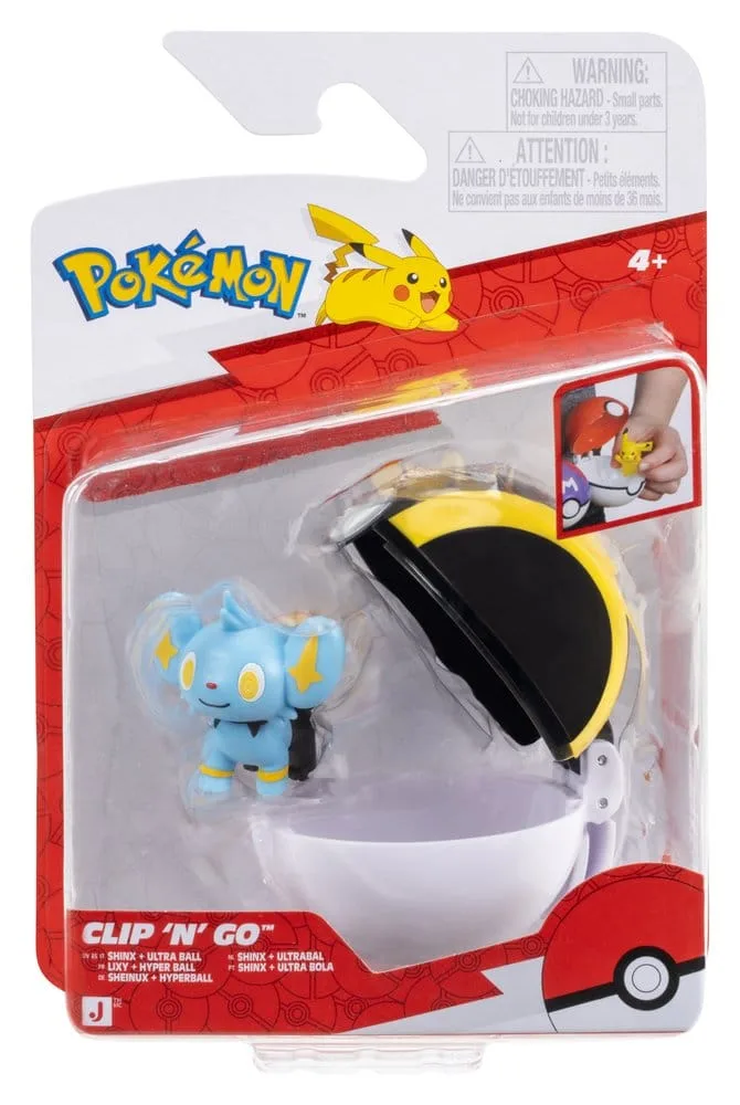 Pokémon Figure Set – Shinx and Ultra Ball Clip n Go 3