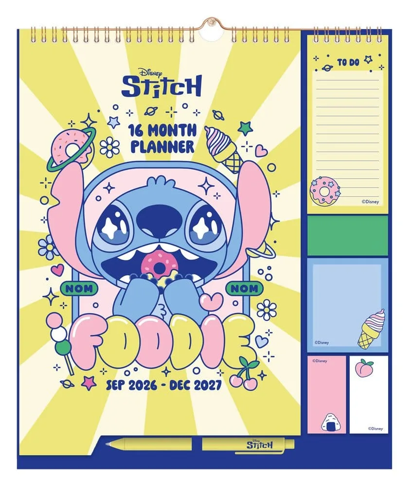 Disney Stitch Wall Planner – 2026/27 30 x 34 cm