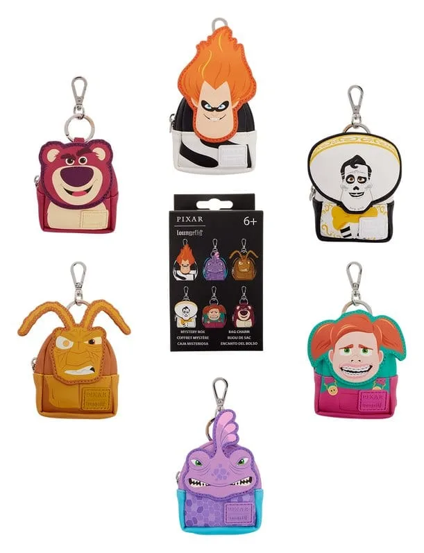 Disney Pixar Bag Charms – Rivals Mystery Box Display of 15 7 cm