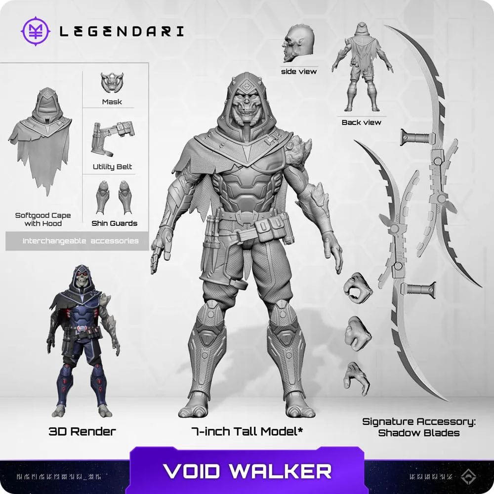 Legendari Action Figure – Voidwalker 1/10 Scale 18 cm 4