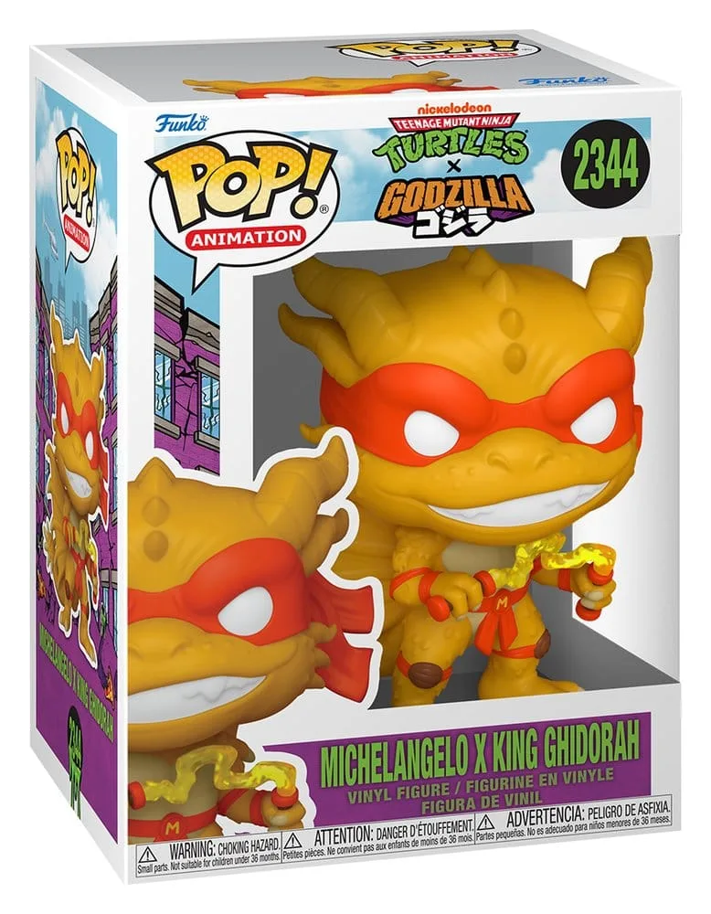 Godzilla x Turtles POP Figure – Michelangelo x Ghidorah 9 cm 2
