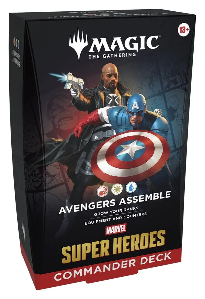 Magic the Gathering Commander Decks – Marvel Super Heroes Case of 4 2