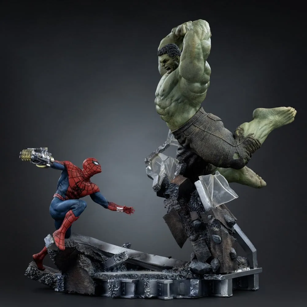 Marvel Comics Statue – Spider-Man vs Hulk 1:10 38 cm 15