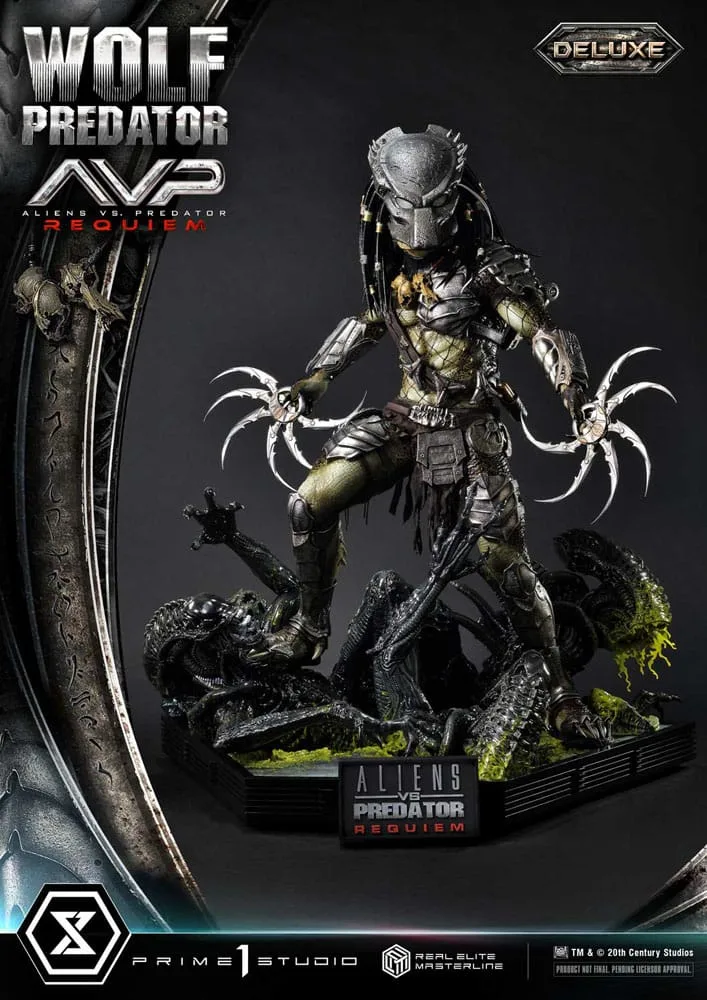 Alien vs. Predator Statue – Requiem Wolf Predator Deluxe 95 cm 27