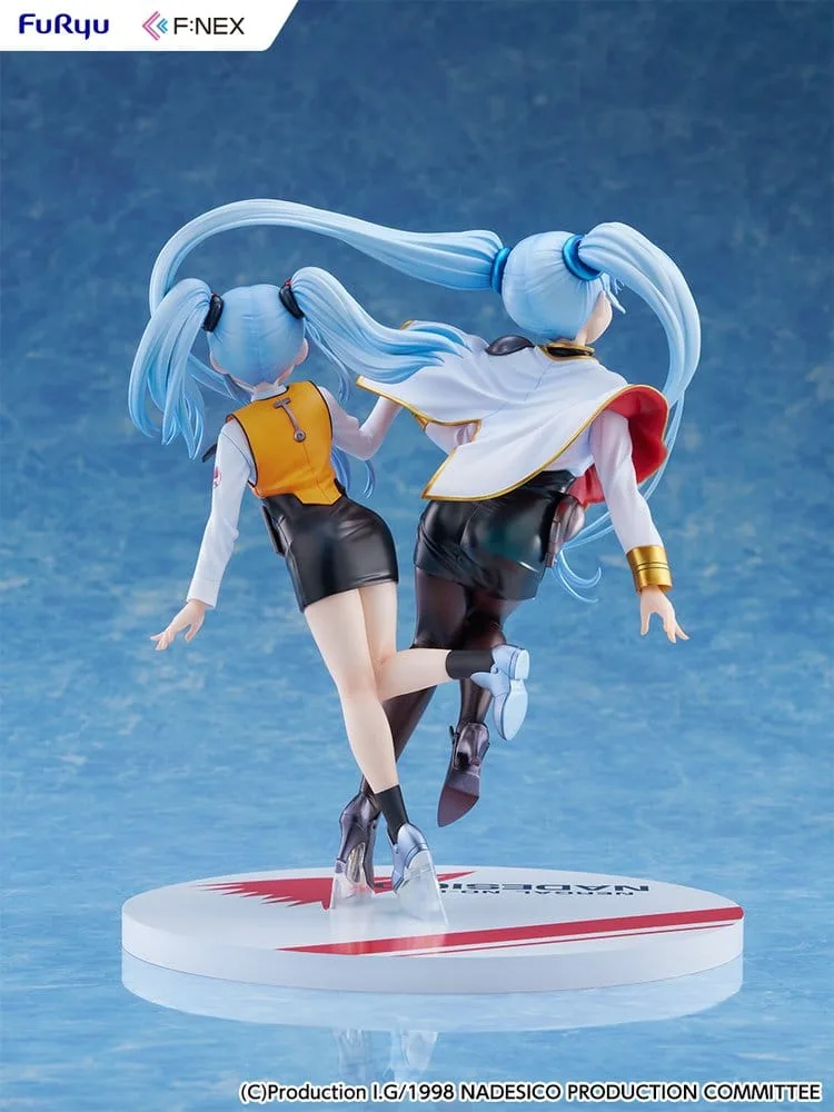 Nadesico Figure – Ruri Hoshino Double Ruriruri 1/7 21.5 cm 3