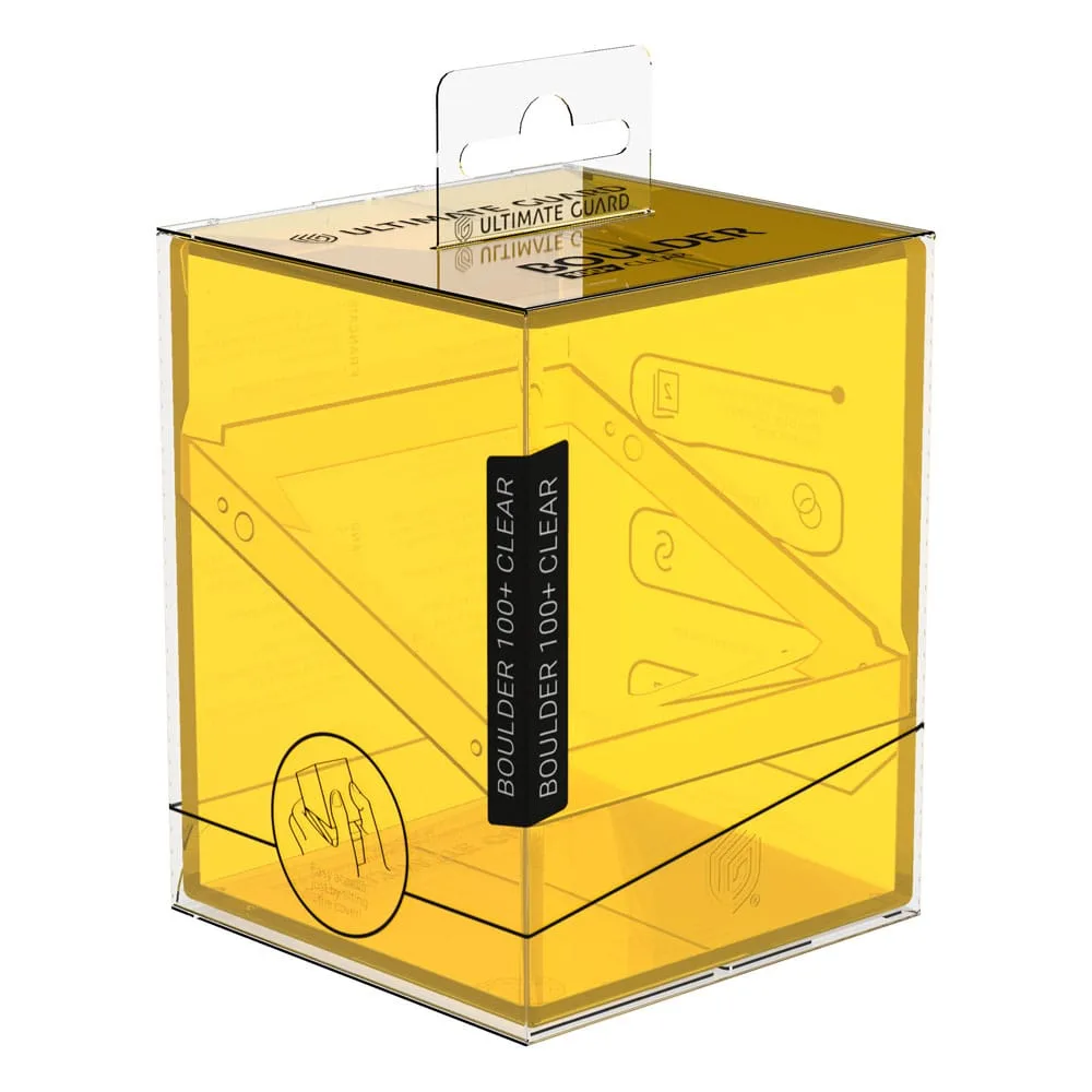 Ultimate Guard Deck Box – Boulder 100+ Clear Amber 9