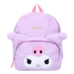 Sanrio Backpack – Kuromi Fluffy Festival Purple 26 cm 3