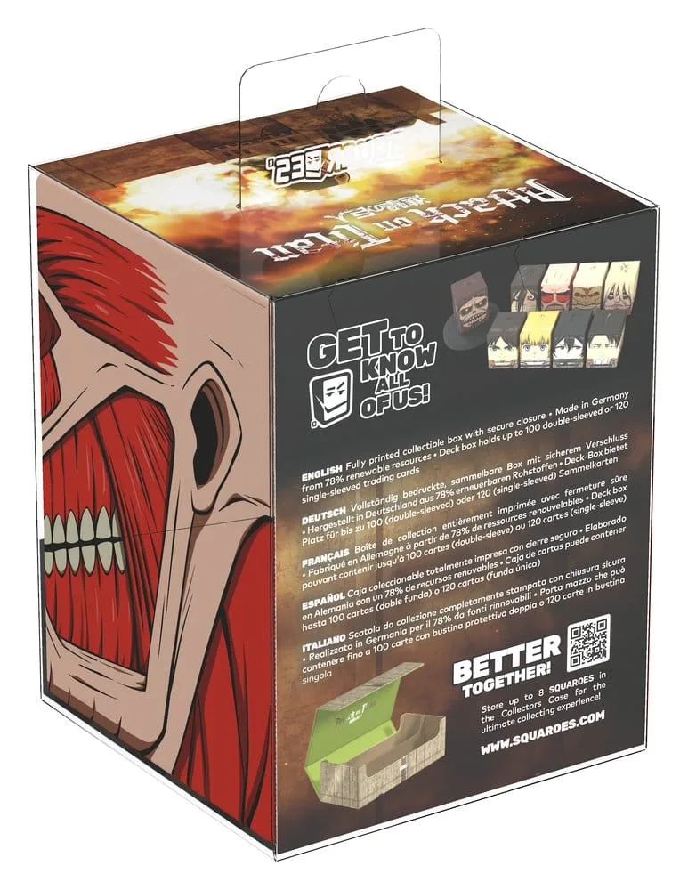 Attack on Titan Deckbox – Colossal Titan AOT006 10