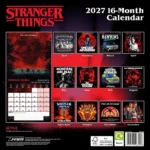 Stranger Things Calendar – 2027 Series Artwork 30 x 30 cm 2