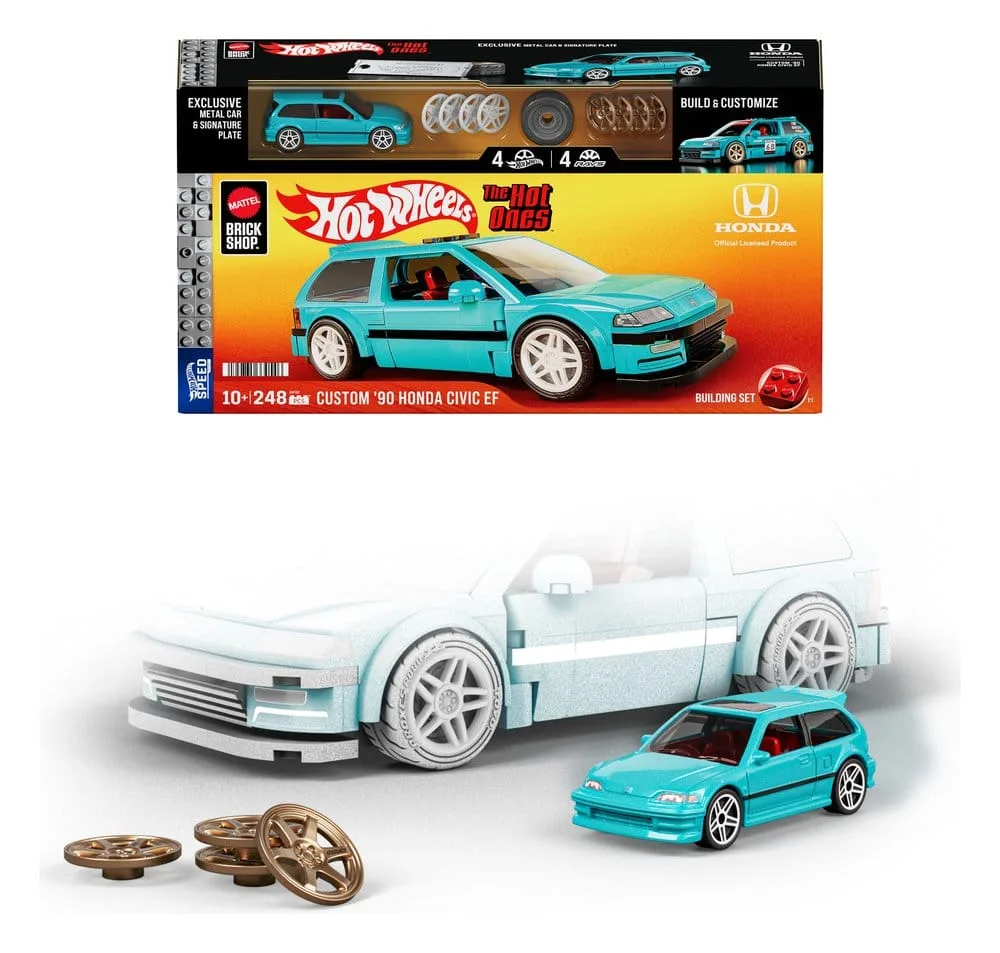 Hot Wheels Building Set – Custom 1990 Honda Civic EF 1:32 11