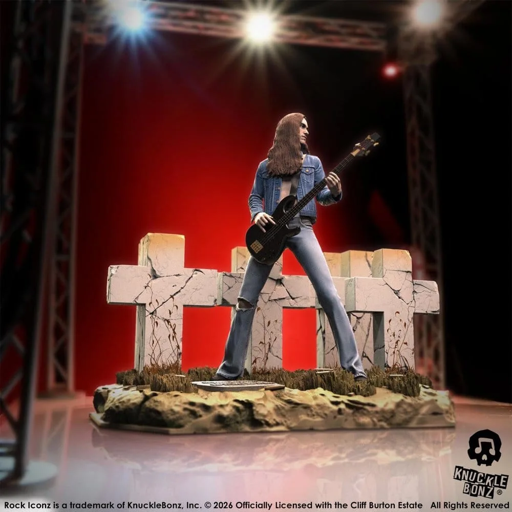 Metallica Statue – Cliff Burton III Rock Iconz 21 cm 6