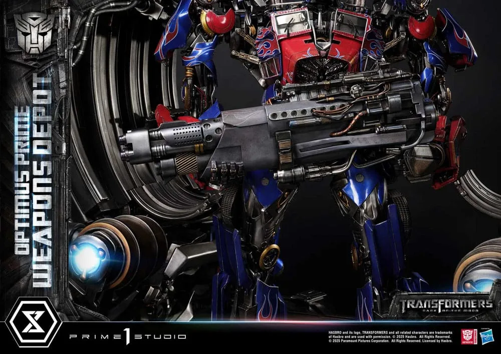 Transformers Statue – Optimus Prime Weapons Depot Bonus Version 18
