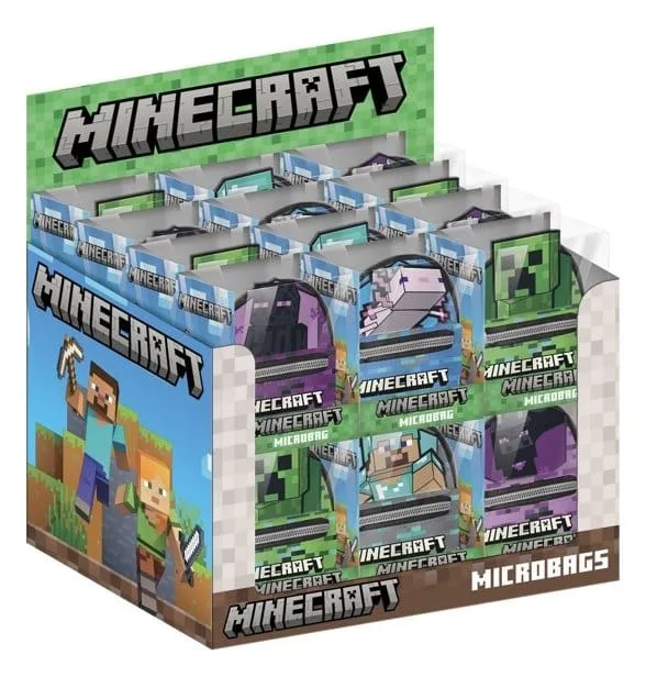 Minecraft Mini Backpack Display – 24 Character Designs Mix 12 cm