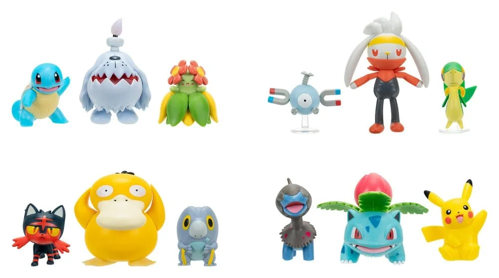 Pokémon Action Figures – Battle Figure 3-Pack Assortment Version 29