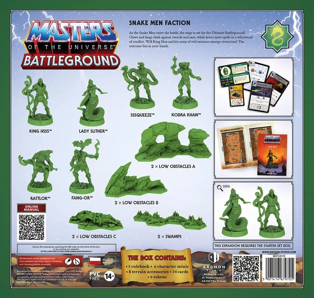 Masters of the Universe Faction Pack – Snake Men Wave 8 French 7