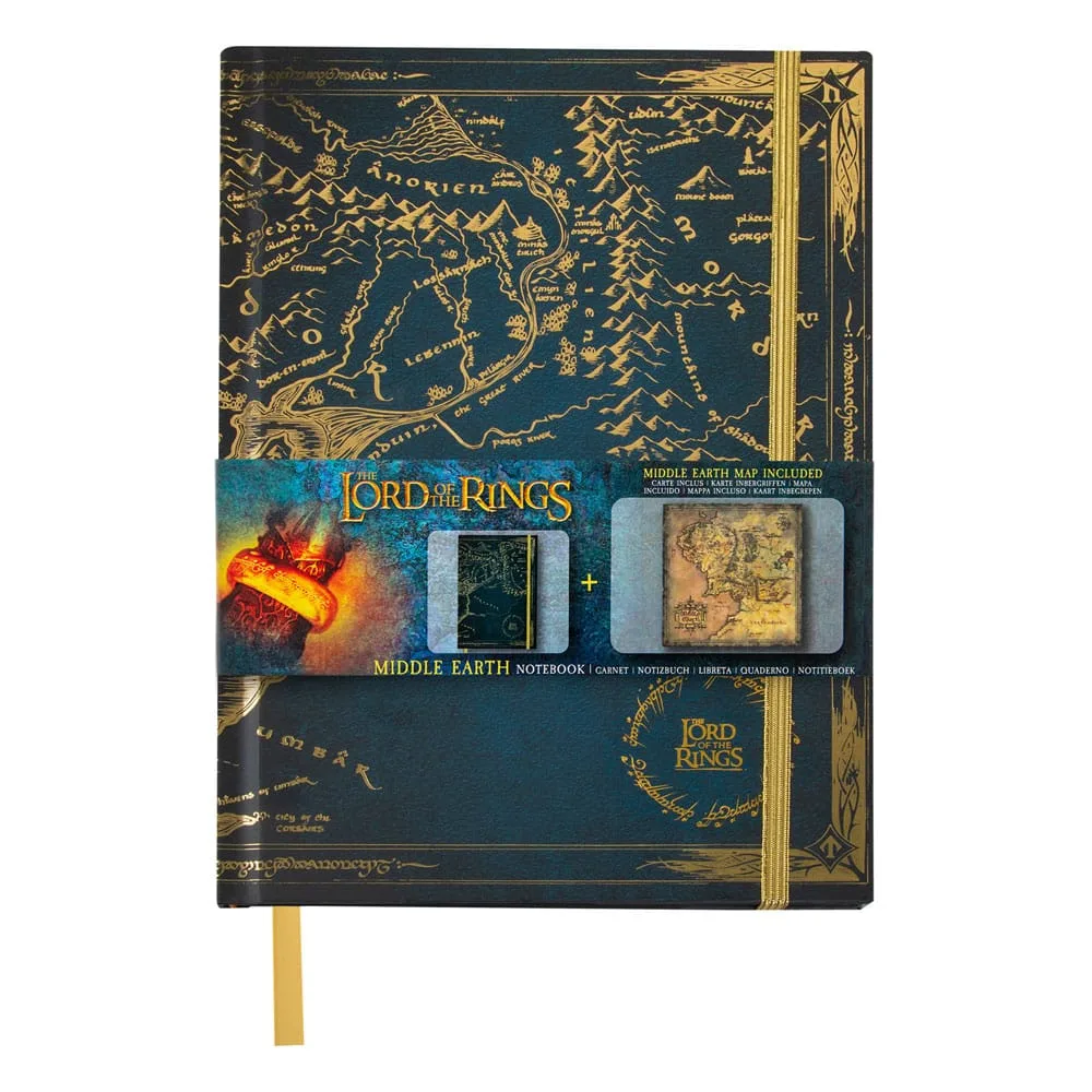 Lord of the Rings Notebook – Map of Middle-earth