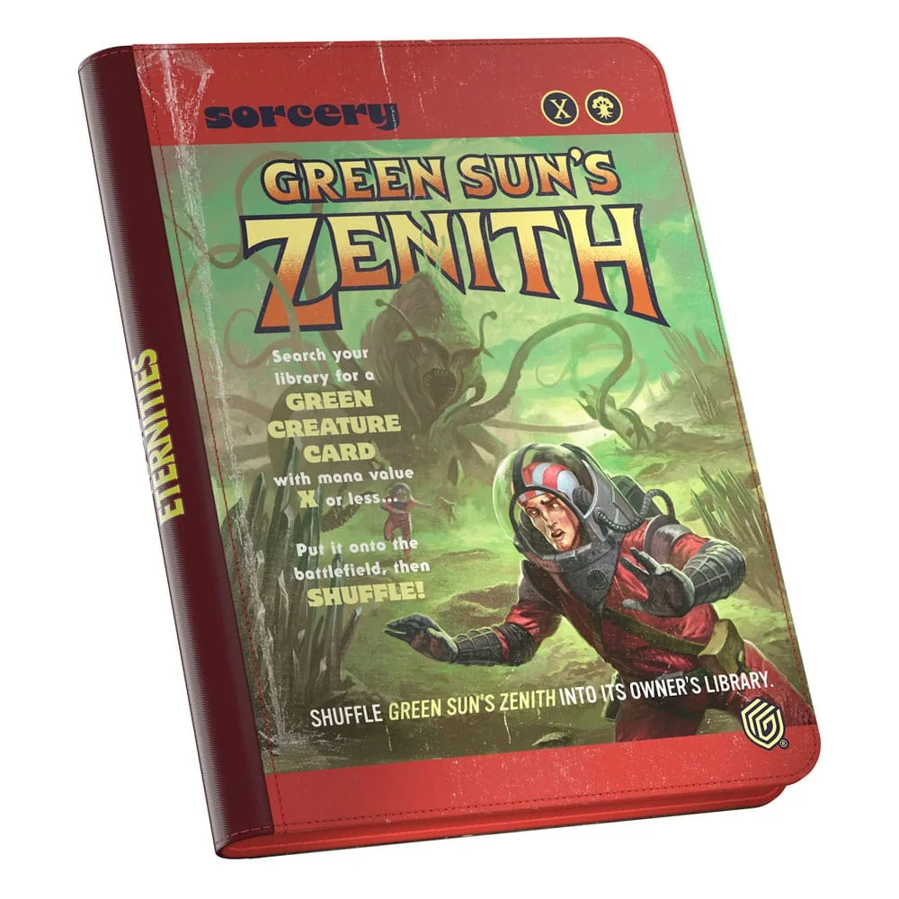 Magic the Gathering Card Binder – Green Sun’s Zenith Zipfolio 360 3