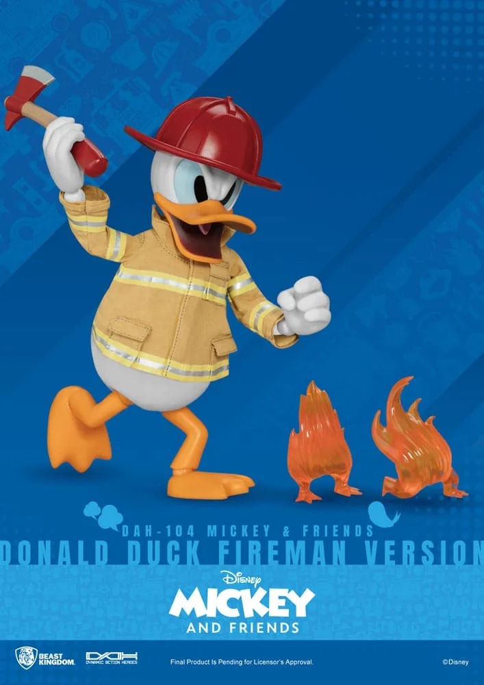Mickey & Friends Action Figure – Fireman Donald Duck 1/9 24 cm 3