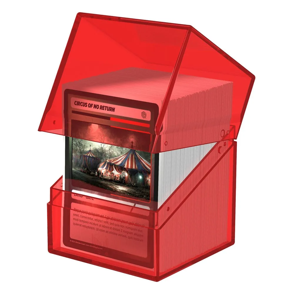 Ultimate Guard Deck Box – Boulder 100+ Clear Ruby 4
