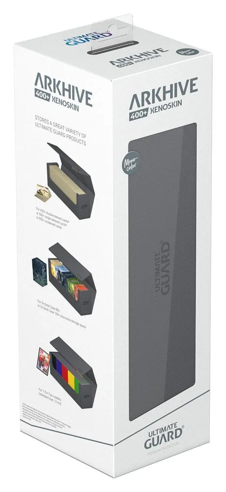Ultimate Guard Card Storage Box – Arkhive 400+ Xenoskin Grey 14