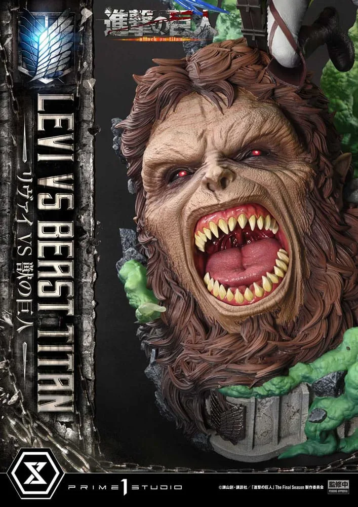 Attack on Titan Statue – Levi Versus Beast Titan 73 cm 13