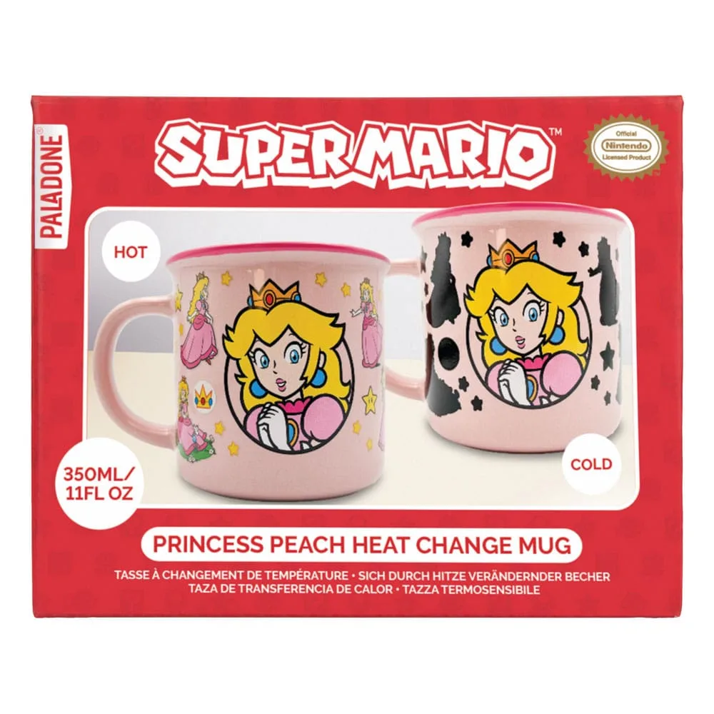 Super Mario Heat Change Mug – Princess Peach 300 ml 2