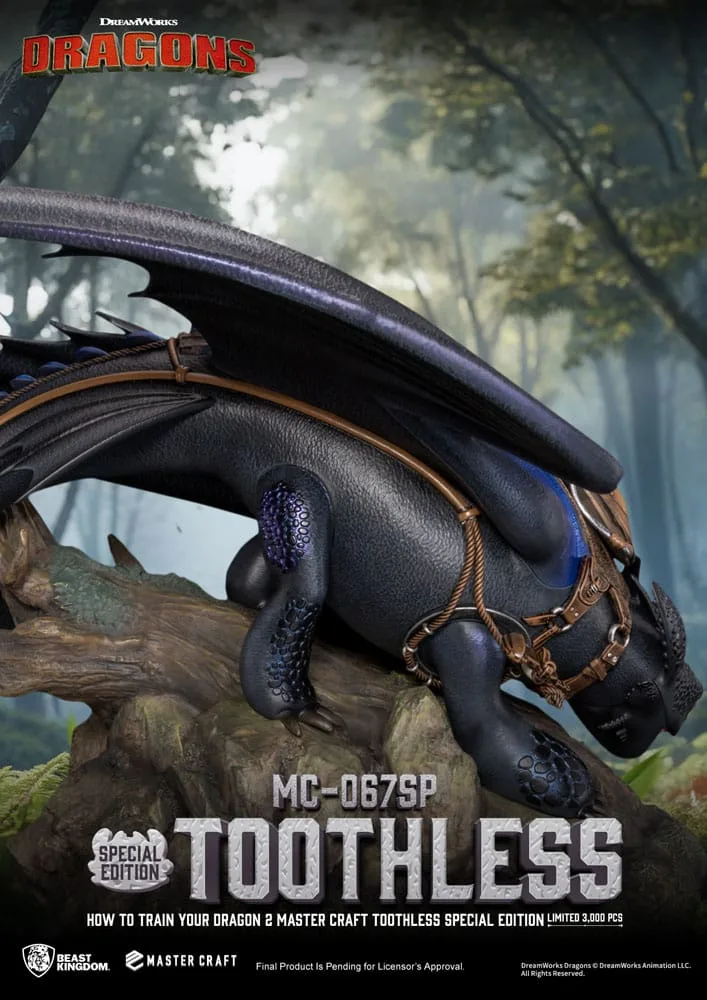 How to Train Your Dragon 2 Statue – Master Craft Toothless 38 cm 6