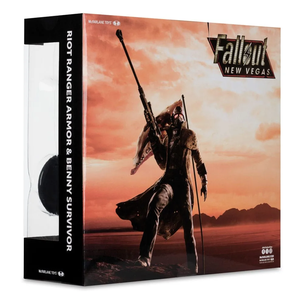 Fallout New Vegas Figure 2-Pack – Riot Ranger Armor & Benny 18 cm 10