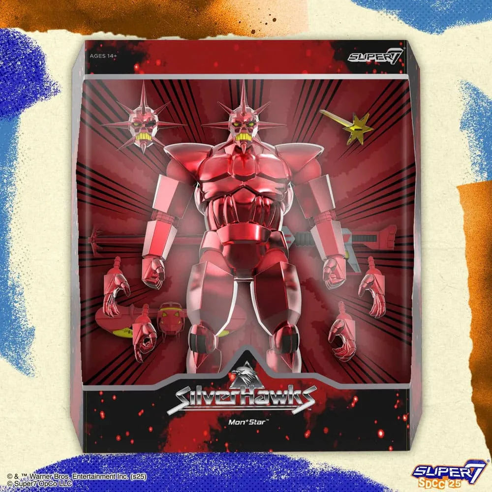 SilverHawks Action Figure – Mon Star Metallic Vac Metal 18 cm 6