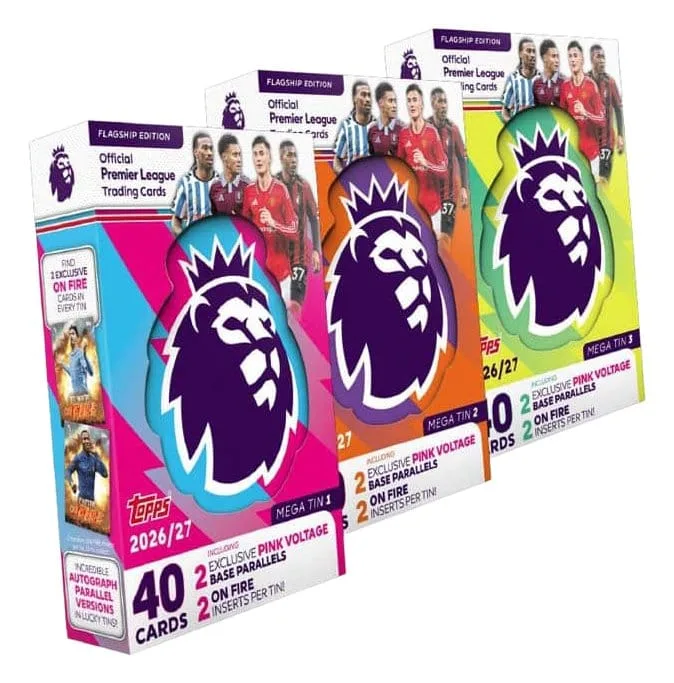 Premier League 2026/2027 Trading Cards – Mega Tin