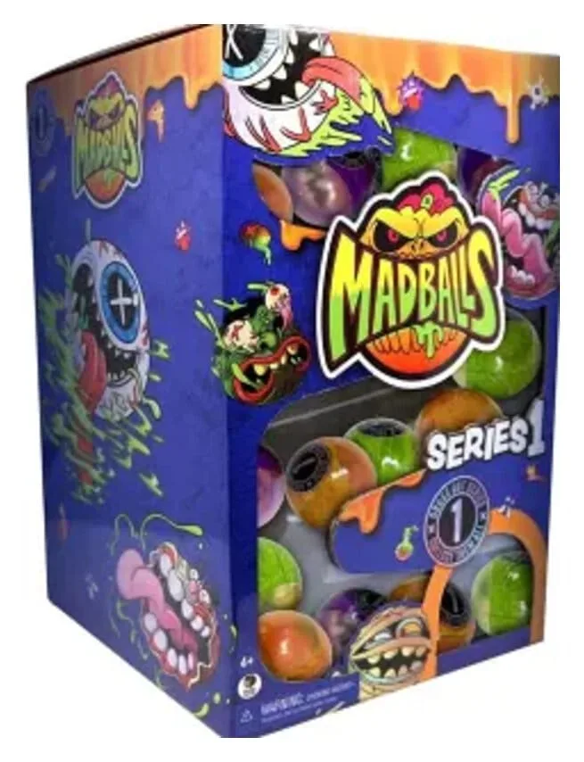Mad Balls Bouncy Balls – 40-Capsule Display 5