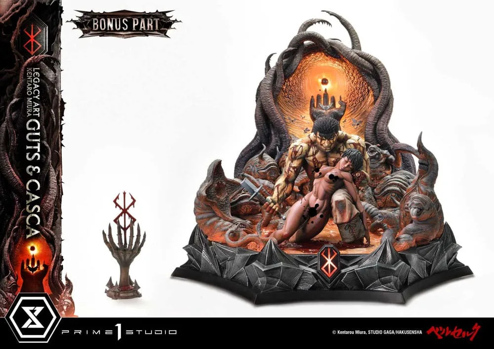 Berserk Statue – Guts & Casca Bonus Version 1/4 Scale 72 cm 1