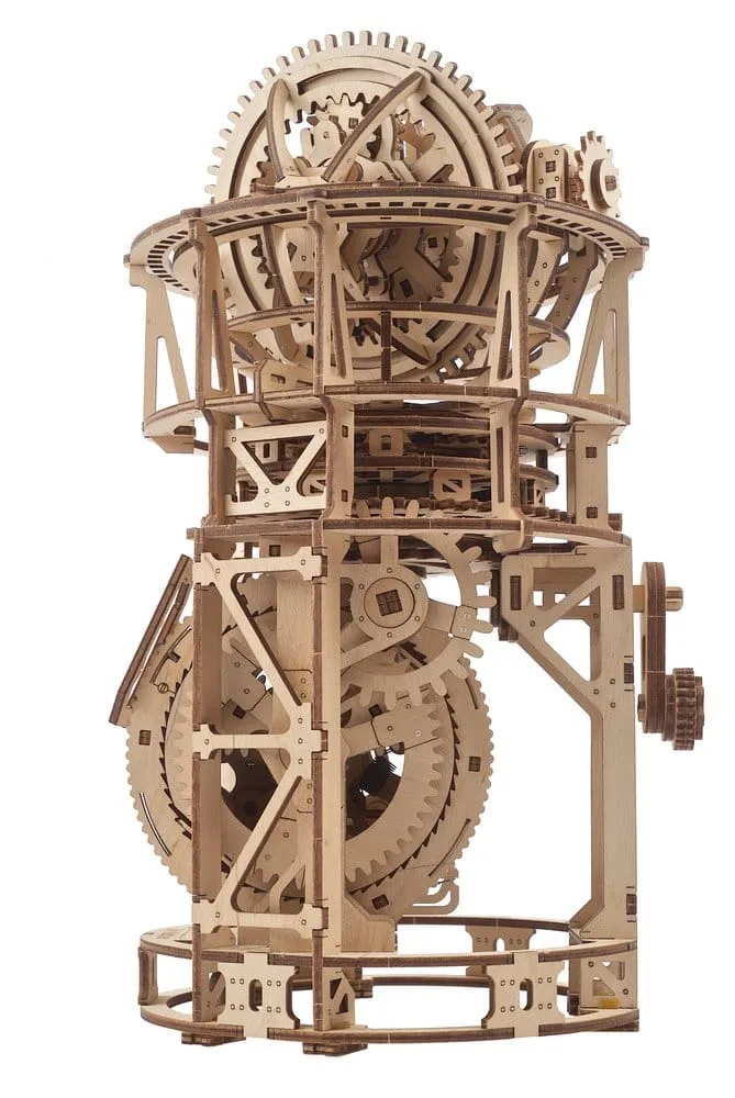 Ugears Wooden Model Kit – Sky Watcher Tourbillon Table Clock 14