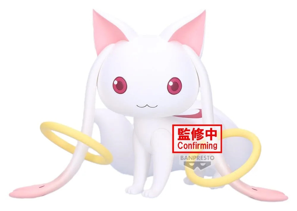Puella Magi Madoka Magica Figure – Kyubey Fluffy Puffy Big 13 cm