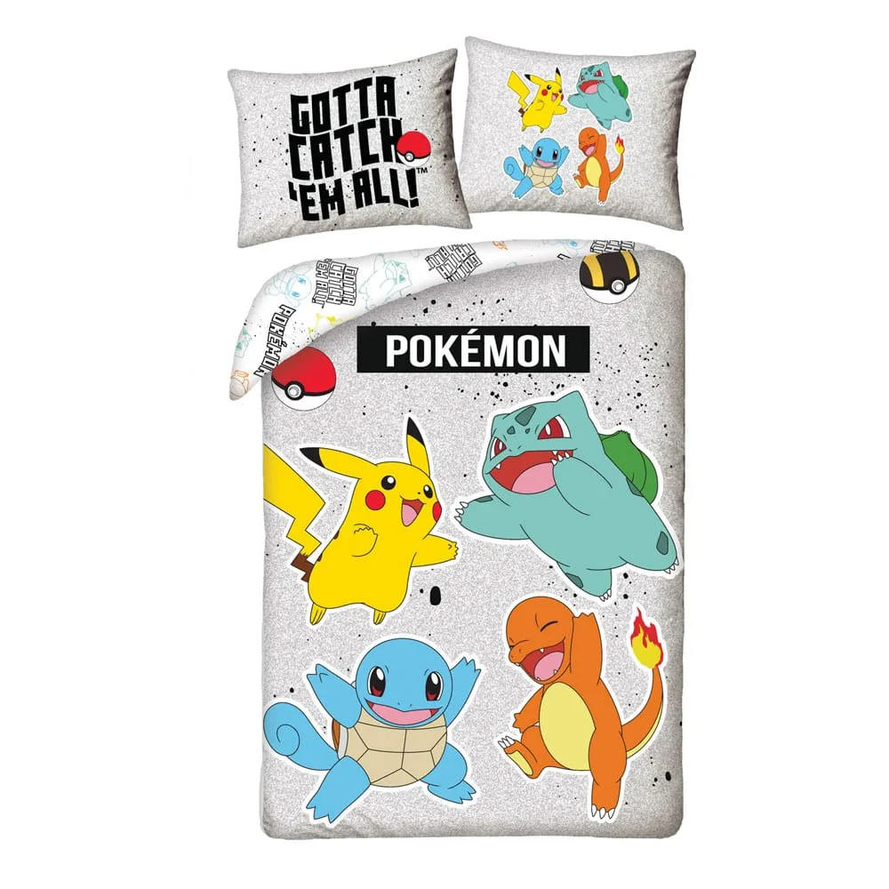Pokémon Duvet Set – Version 11 140 x 200 cm