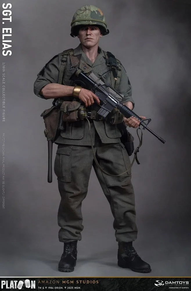 Platoon Action Figure – Sergeant Elias 1/6 Scale 30 cm 9