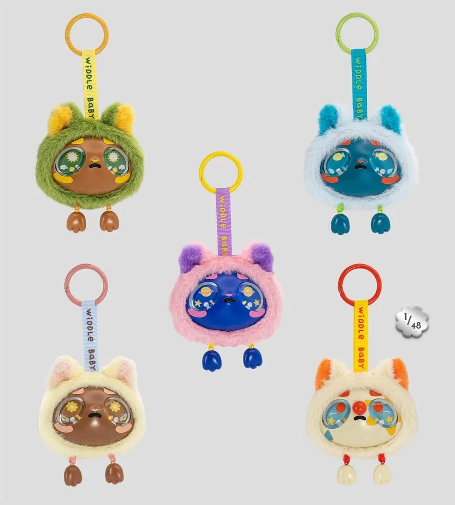 Widdle Baby Bag Clips – Blind Box Display of 4 7 cm