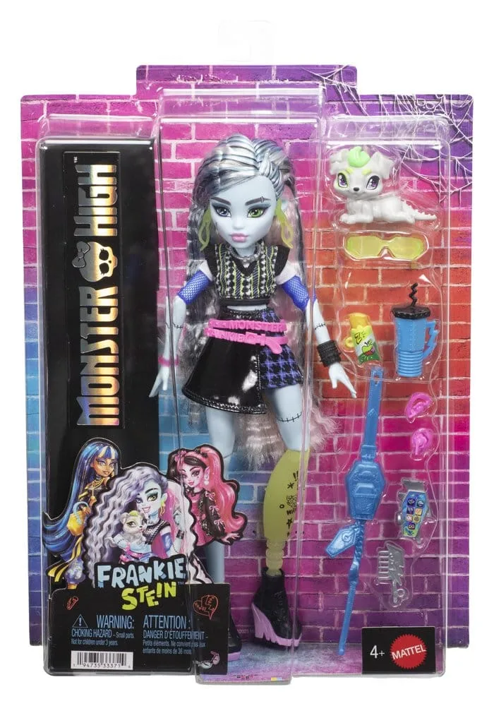 Monster High Doll – Frankie Stein with Watzie and Accessories 3